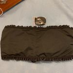 Island Soul  Black Embroidered Bandeau Swim Top Photo 8