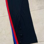 San Joy Like New Black Maxi Dress Sz S with Stripe Photo 1