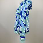 Hill House Allie Zip Up Sweatshirt Hoodie Kaleidoscopic Beach Blue Fleece S NWT Photo 6