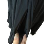 Tiered Ruffle Sleeve Babydoll Dress, Mini Dress with Back Keyhole Black Photo 6