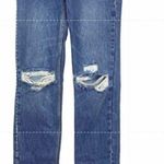 Good American NWT Good 90s Ripped Slim Straight Leg High Rise Jeans 00/24 #3055 Photo 11