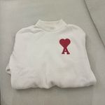 Ami  de Coeur Alexandre Mattiussi White Crewneck Sweater Photo 7
