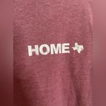 Home Free Maroon Crewneck Texas Shaped State Cotton Comfy Long Sleeve Top Sz XL Red Photo 10