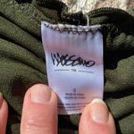 Mossimo Olive Floral Ruffle Edge Midkini top / Olive Bikini top or Ruffle bottom Green Photo 4