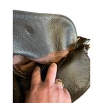 Salvatore Ferragamo brown leather shoulder bag beaded accents  pebbled finish Photo 12