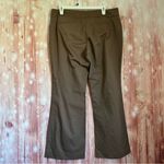 7th Avenue New York & Company Mocha Brown Twill Flare Dress Pants Size 12P Photo 5