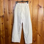 Everlane  Cream Trousers with Belt the paper bag organic cotton pants medium Photo 8
