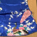 Bin 18 New Silky Satiny Chemise Pajama Gown Blue Pink White Size Medium Photo 3