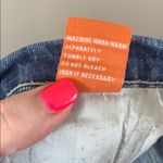 Nicola Berti Boot Cut Logo Embroidered Back Pockets Jeans Blue Size 28 Photo 5