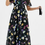 Little Mistress NWT  Floral‎ Black Maxi Dress Photo 0