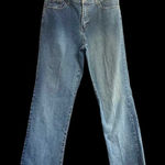 kim rogers Women’s Jeans Size 12 Blue Lightly Distressed Photo 0