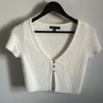 PacSun Kendall & Kylie Empire Button Front Crop Eyelash Ribbed Sweater Photo 8