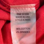 Soft Surroundings  Ruched Cropped Red Leggings Size XS Photo 5