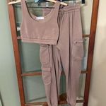 Roma Concept Tan Track Pants with Matching Top Photo 0