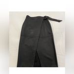 Ted Baker  black leather asymmetric skirt 1 Photo 4