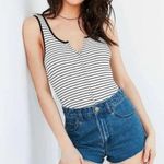 Anthropologie Urban Outfitters Out From Under Sleeveless Striped Scoop Back Bodysuit Photo 1