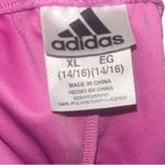 Adidas  girls pink shorts size 14 to 16 the same as extra small for women Photo 5