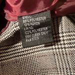 Larry Levine Signature by  Tweed Knit One Button Blazer Size 6 Black White Maroon Photo 4
