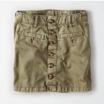 American Eagle Hi-Rise A-Line Utility Skirt Photo 1