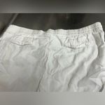Caslon  White Linen Drawstring Cropped Pants -  Size XL – VGUC Photo 4