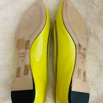 Furla Yellow Pointed Flats Size 38 Photo 5