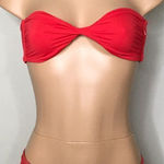 Volcom New.  red teeny bikini. Photo 0