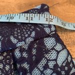 Maje  Blue Jeko Pleated Guipure Lace Mesh Skirt 2 Pockets Lined Back Zip Sz 1 XS Photo 3