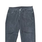 Levi's  Women's Jeans Baggy Straight Leg Ankle‎ Dark Denim Mid Rise Black 27 Photo 3