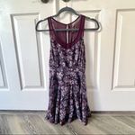 Urban Outfitters Kimichi blue UO floral rose purple sweetheart dress Photo 4