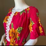 New Women’s Pink Sunflower Mini Dress size XXL For size 14 It runs small Photo 6