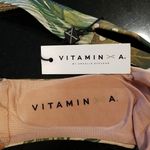 Vitamin A 💕💕 Bikini Hipster Bikini Bottom ~ Palm Leaf Print 6 Small S NWT Photo 4