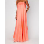Show Me Your Mumu Tinsley Tube Dress in Cantaloupe Light Taffeta M NWT Photo 1