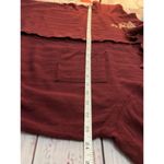 Knox Rose  Button Front Shirt Womens XXL Embroidery Collar Roll Tab Linen Blend Photo 6