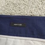 Talbots  Womens Heritage Pants 12 Blue Straight Stretch Career Business Office Photo 10