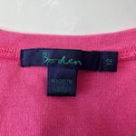 Boden Pink Tank Top Ruffle Button Front‎ Henley Sleeveless Shirt Womens 12 Photo 3