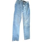 EXPRESS  Light Blue Women's Straight Leg Jeans Photo 1