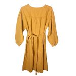 Universal Threads Universal Thread Women’s Sz XL Puff Sleeve Midi Dress Mustard Yellow Photo 7