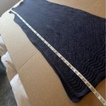 Joie  Crochet Maxi Beach CoverUp Dress, Navy Blue side slits, sleeveless size S Photo 8