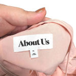 About Us  Revolve Natalie Mini‎ Dress Textured Plunge Neck Pink Size Medium Photo 13