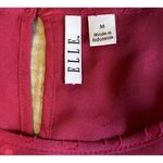 Elle  Women's Magenta Swiss Dot  Blouse 3/4 Bell Sleeves Size Med Photo 5