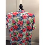 Tropical Floral short Sleeve GreenSide Golf Womens Polo Size Large Photo 1