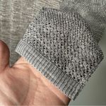 Sundance Silver Grey Long Sleeve Knit Midi Dress Size Large Photo 4