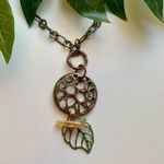 Treska Forest Collection Copper Brass and Patina Necklace Gold Photo 1