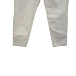 Eileen Fisher Textured Cream Skinny Ankle Jeans Organic Cotton Size 14 Photo 5
