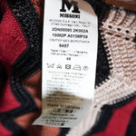 Missoni NEW Wool Cotton Blend Knit Stretch ZigZag Stitched Crew Neck Sweater 48 Photo 1