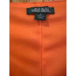 Wild Fable  Orange Flower Power Mesh Mini‎ Dress Size Medium 70s Hippie Costume Photo 5