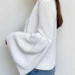 Free People  | Damsel Cable Knit Sweater Photo 5