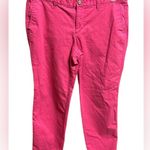 Gap Women's Girlfriend Khaki. Vivid Pink, Cotton. Ankle Length. Size 10 Photo 1