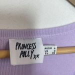 Princess Polly  Pedro Knit Cropped Cardigan Top in Lilac Size 0 Photo 8