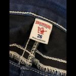 True Religion Dark Wash Curvy Contour Skinny Jeans Size 26 Photo 14